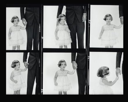 Caroline Kennedy, photographed with her father, in 1961.